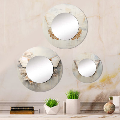 Dhanyaal Metal Round Mirror