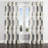 Geometric Shapes Curtain panels - Modern Neutral Array Grommet Curtain - 1 Panel-517771204-517771201