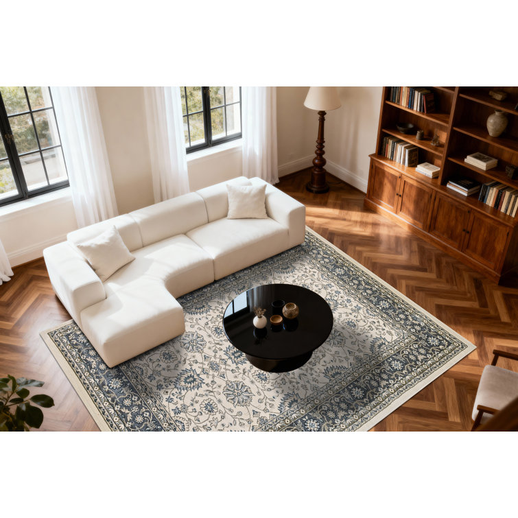 Tapis ivoire/gris zone Mishawaka