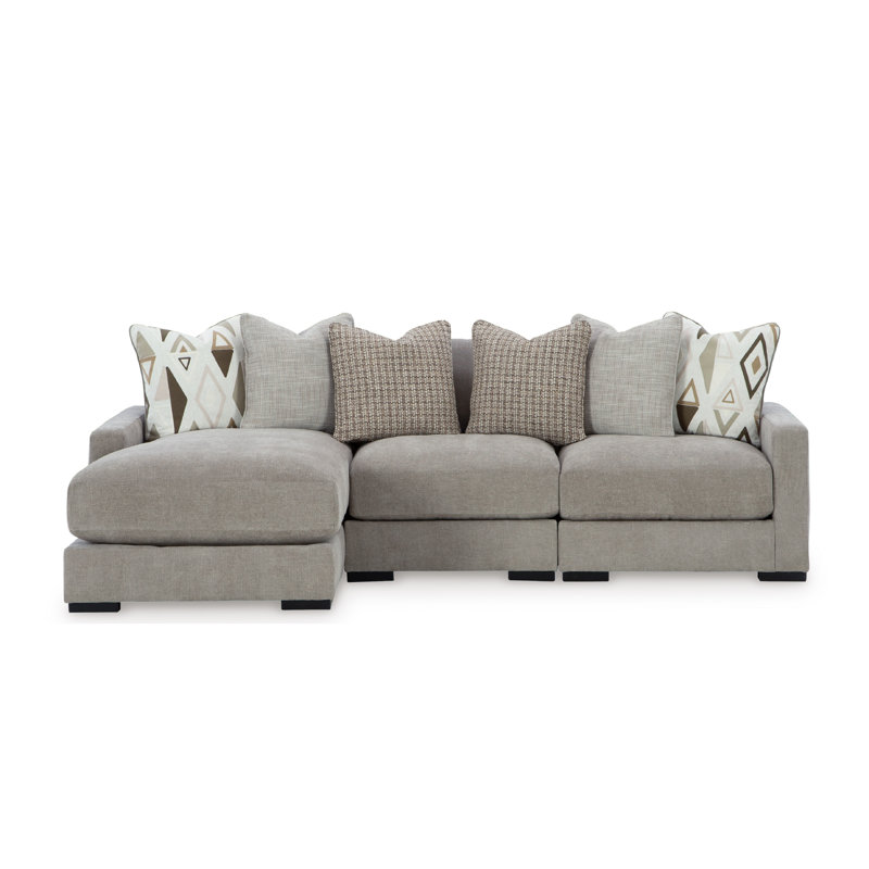 Bradninch 3-Piece Sofa Sectional With Chaise