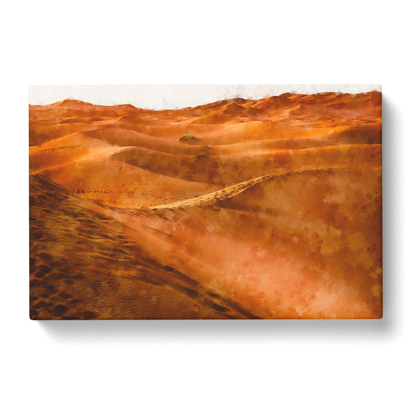 Sand Dunes In Morocco - Wrapped Canvas, 35cm H x 50cm W x 3cm D