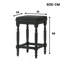 Tabourets de comptoir en bois rustique avec siège rembourré et garniture cloutée (ensemble de 2)-1960460178-1960460179