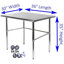 Table de travail en acier inoxydable-1686596914