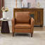 Fauteuil d'appoint en similicuir Bobur-1984928468