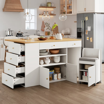Wood Kitchen Island