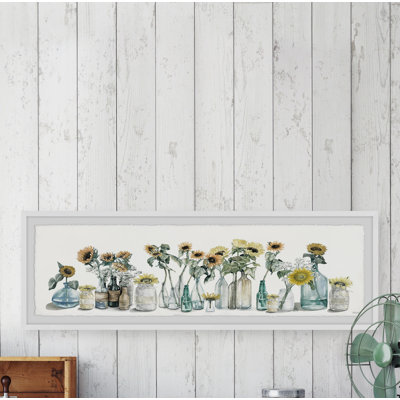 Reproduction d’art sur papier encadrée « sunflower centerpiece iv »