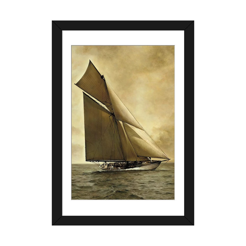 «Caress, 1895», impression sur toile, Papier d'art encadré noir, Blanc, H 32 po x l 24 po x P 1 po
