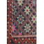 Tapis brun en laine noué à la main de conception unique 6 pi 8 po x 9 pi 8 po années 2000 Jijim