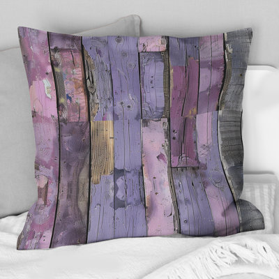 Lilac Reclaimed Barn Wood - Farmhouse Pillow