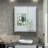 Cyrille Recessed & Surface Framed Medicine Cabinet with Mirror and Shelves-860957889-860957902