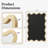 Modern Wavy Solid Wood Framed Wall Mirror for Bedroom, Entryway and Vanity-965324162-965324163