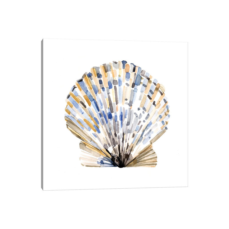 Simple Shells I by Emma Caroline - Wrapped Canvas Gallery-Wrapped Canvas Giclée, 45.72 cm H x 45.72 cm W