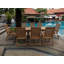 Josef Outdoor 9 - Piece Teak Dining Set