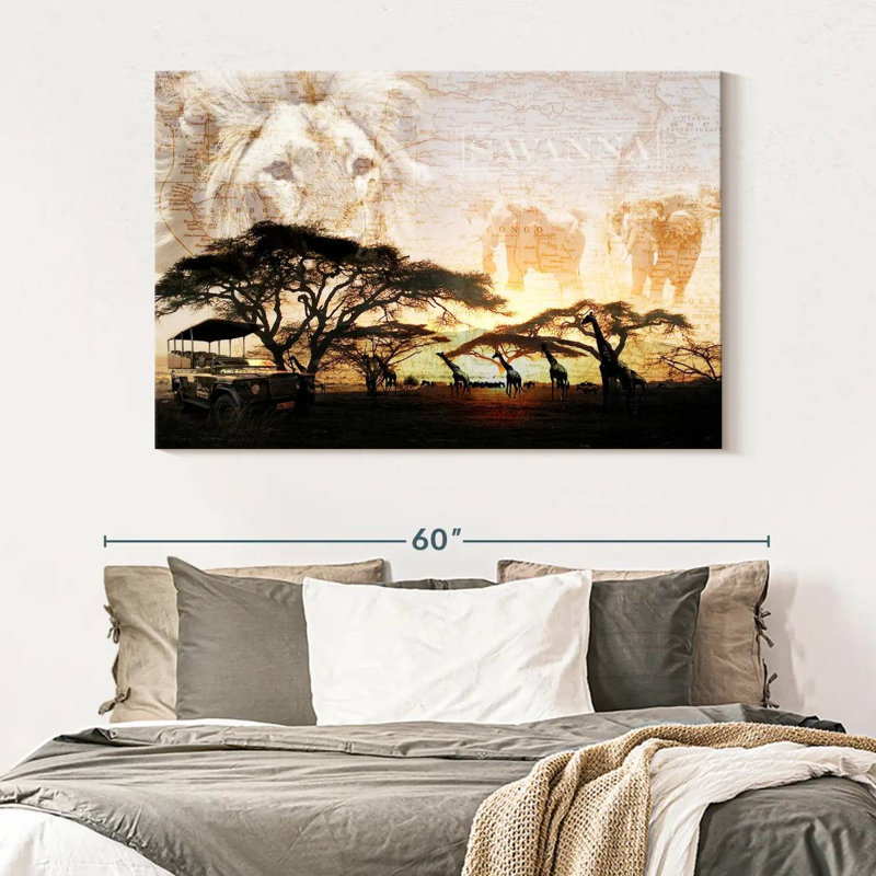 Ravi Savanna, 34" H x 51" W