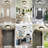 2-Light 10.6 Inch Flush Mount Ceiling Light Recessed Installation for Kitchen/Bedroom/Entryway 1-Piece Nordic Style (Bulb Sold Separately)