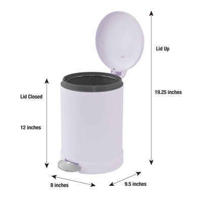 Petite poubelle ronde Glad 1,2 gallon