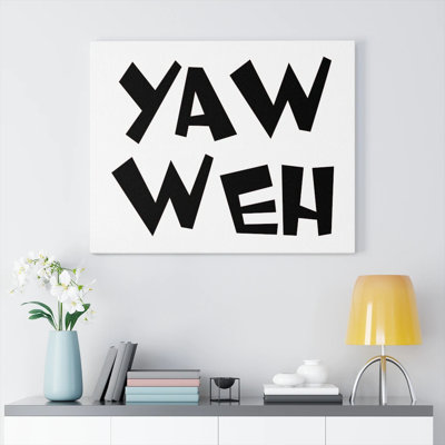 Yahweh Christian - Wrapped Canvas Print