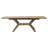 Mohorn Mid-Century Modern Wood Rectangular Extension Kitchen Dining Table and Chairs, Brown-101342876