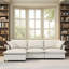 Canapé modulaire avec repose-pieds Chenille-114344393