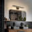 Aluminum LED Semi Flush Mounted Sconce