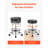 Adjustable Height Active Stool with Footrest