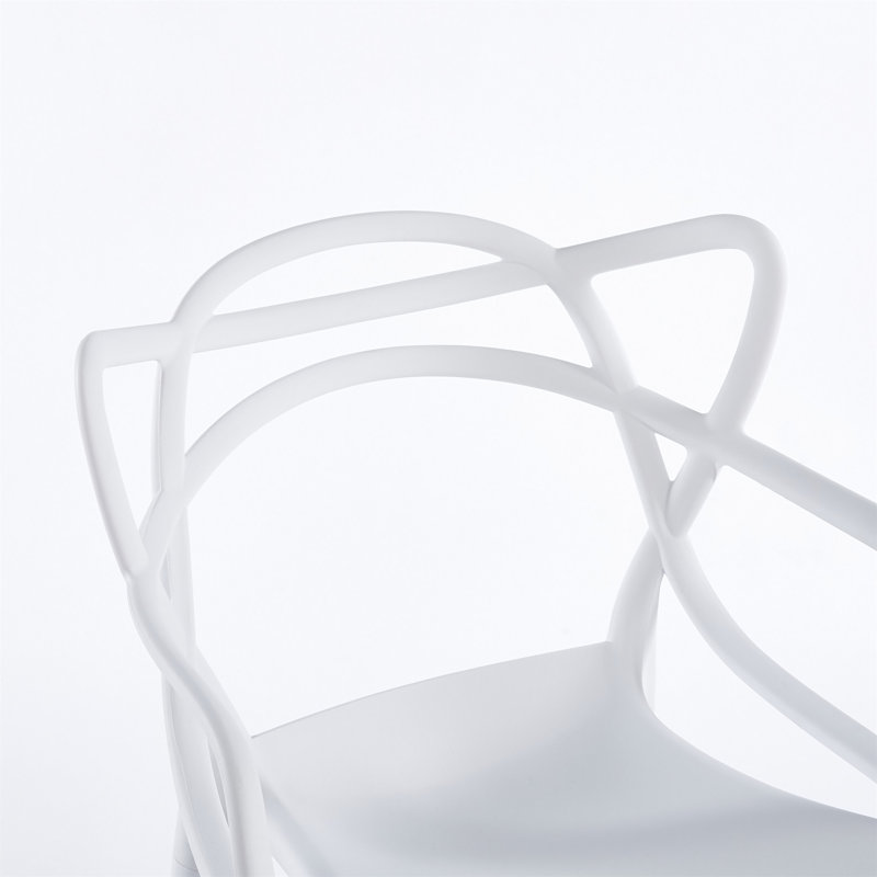 Dining Set, Light Brown/White, White
