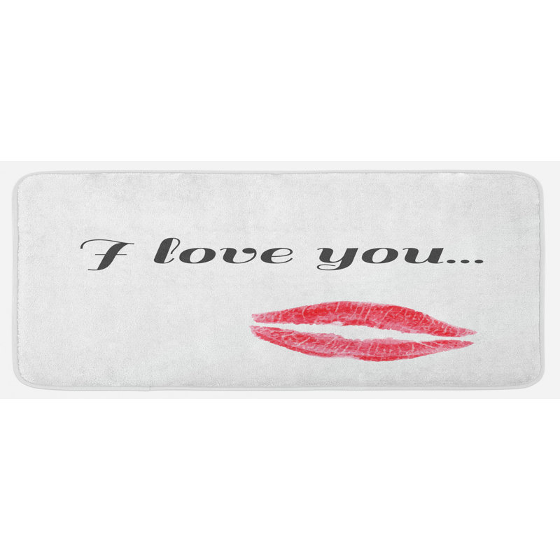 Tapis de cuisine I Love You