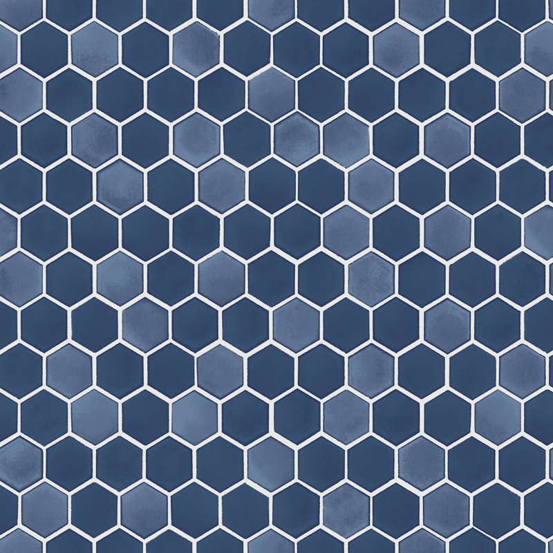 Hexagon Tile Peel and Stick Wallpaper