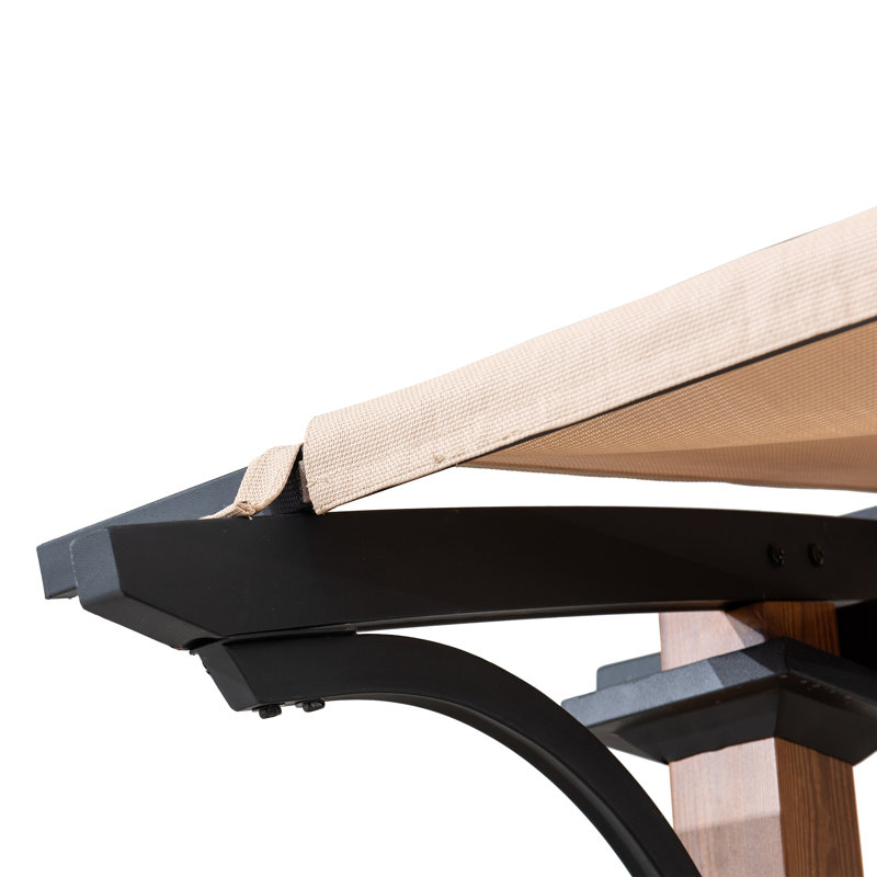 Brown Polyester Replacement Canopy for 8.5x13 Ft Pergola