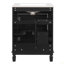 Meuble-lavabo 24 po avec lavabo en céramique, petite armoire de salle de bain, armoire moderne avec 2 tiroirs et tablette réglable