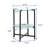 Ixchell Glass Top End Table-440873628