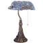 Petite lampe de table en verre coloré Tiffany Banker