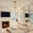 Kacee 6 - Light Crystal and Iron Tiered Chandelier