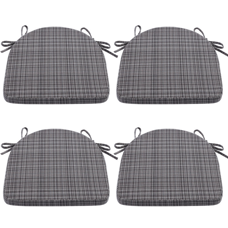 Indoor 1.5'' Chair Pad, Flint Gray