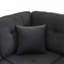 Canapé modulaire en L 109,2 po avec coussins de dossier amovibles et 2 coussins-385871542