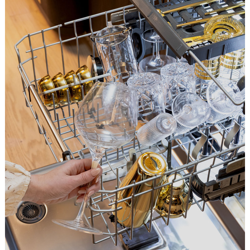 Monogram 24" Premium Fully Integrated Dishwasher - Panel Ready, Designer Brass