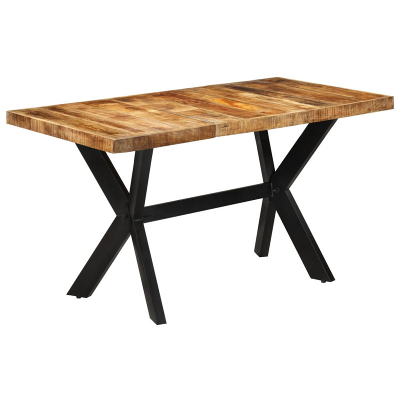 Gilbertville Rectangular 55.1In L Dining Table, Wood Mango