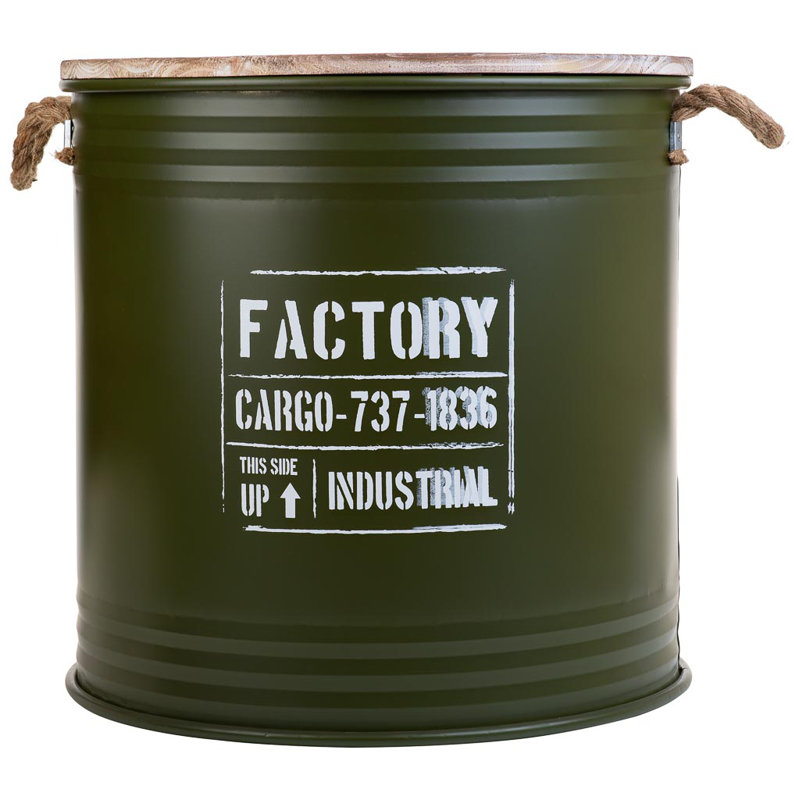 Trent Austin Design Iron Decorative Basket, Green
