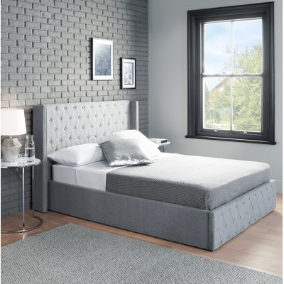 Jazlynn Upholstered Ottoman Storage Bed