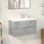 Benjahmin 80mm Single Bathroom Vanity with Ceramic Basin