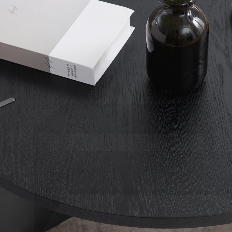 Round Coffee Table, Black