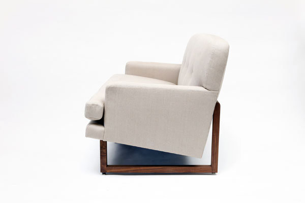 Melinda 52'' Upholstered Loveseat, Eggplant