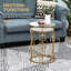 Ensemble de tables de bout en verre