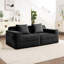 Canapé modulaire à 2 places sans siège, canapé modulaire Cloud avec assise profonde et canapé modulaire moderne à 2 places avec coussins décoratifs-1068652771