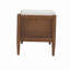Banc d'appoint avec rangement et coussin rembourré