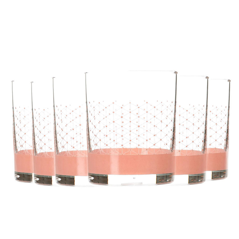 280 ml Whiskey Glass, 6, Yellow