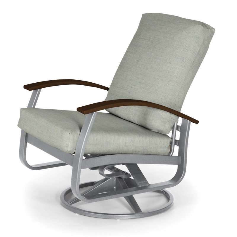 Belle Isle Outdoor Swivel Lounge Chair, Canvas Navy Sunbrella® Canvas, Kona P10, Textured Kona
