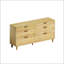 Commode 59 "en rotin avec tiroirs