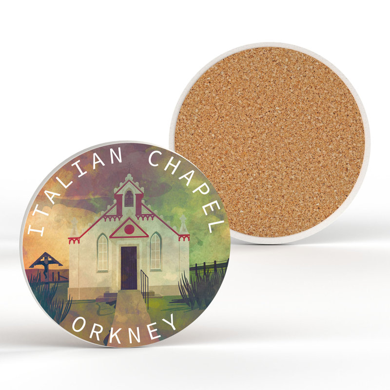 Ceramic Round 1 Piece Coaster