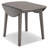 Extendable Round Solid Wood Base Dining Table-112384467-112384466